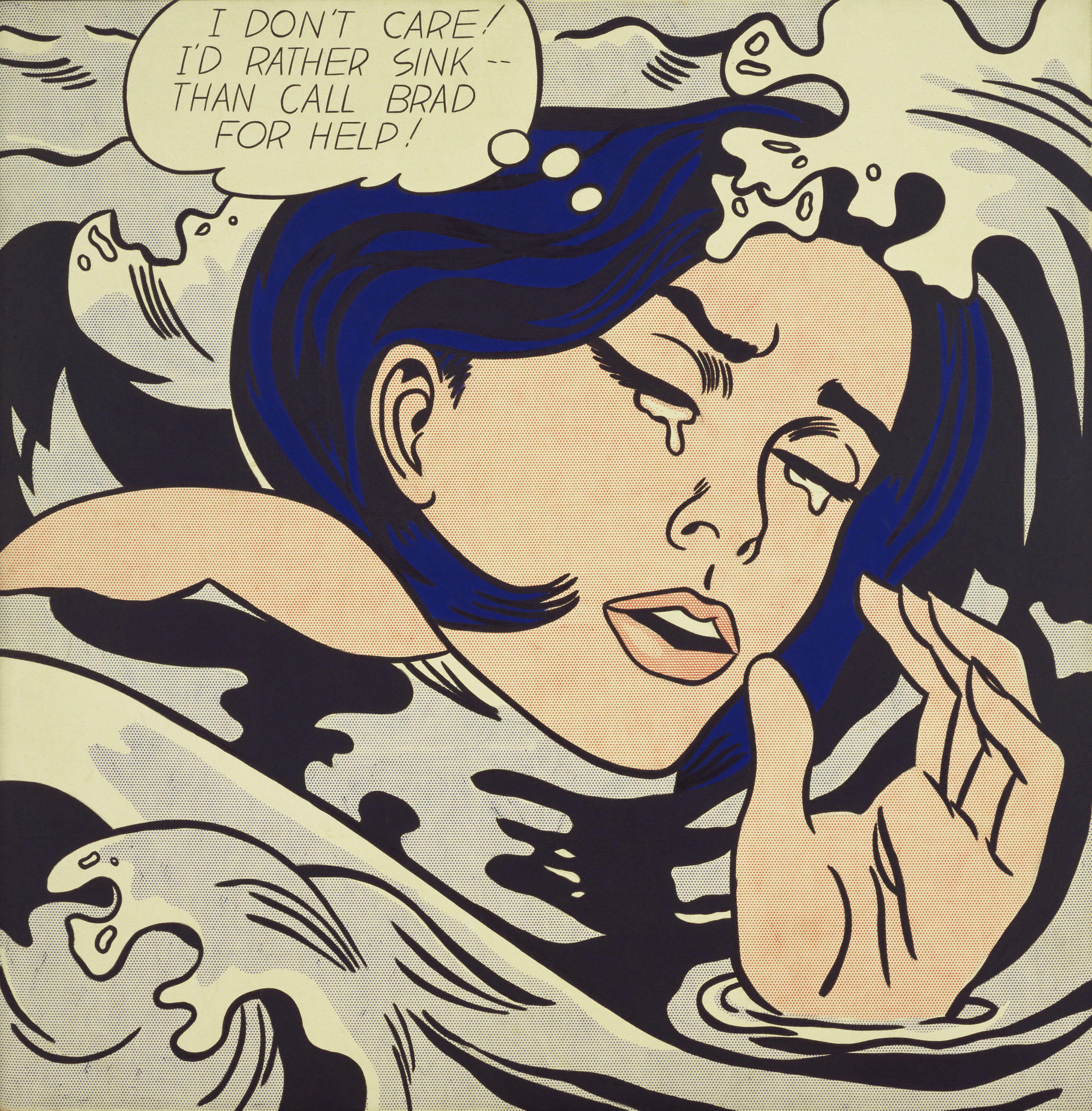 Drowning Chica Lichtenstein — Roy Lichtenstein