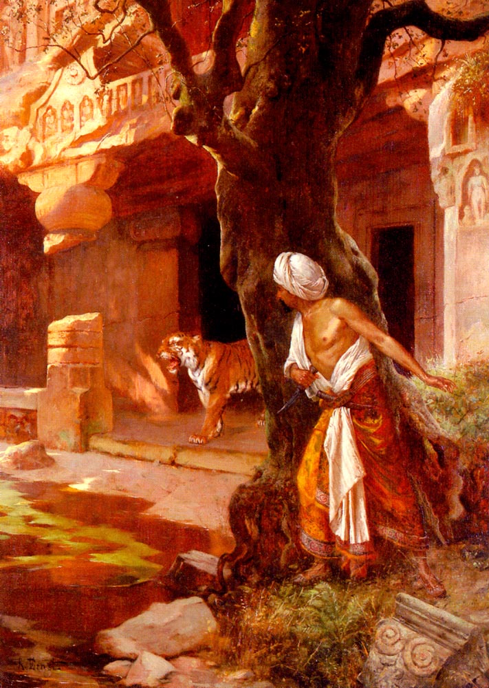 Awaiting Tigre Ernst — Rudolf Ernst