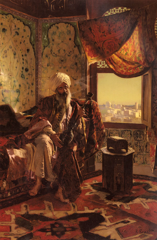 Fumando Hookah Ernst — Rudolf Ernst