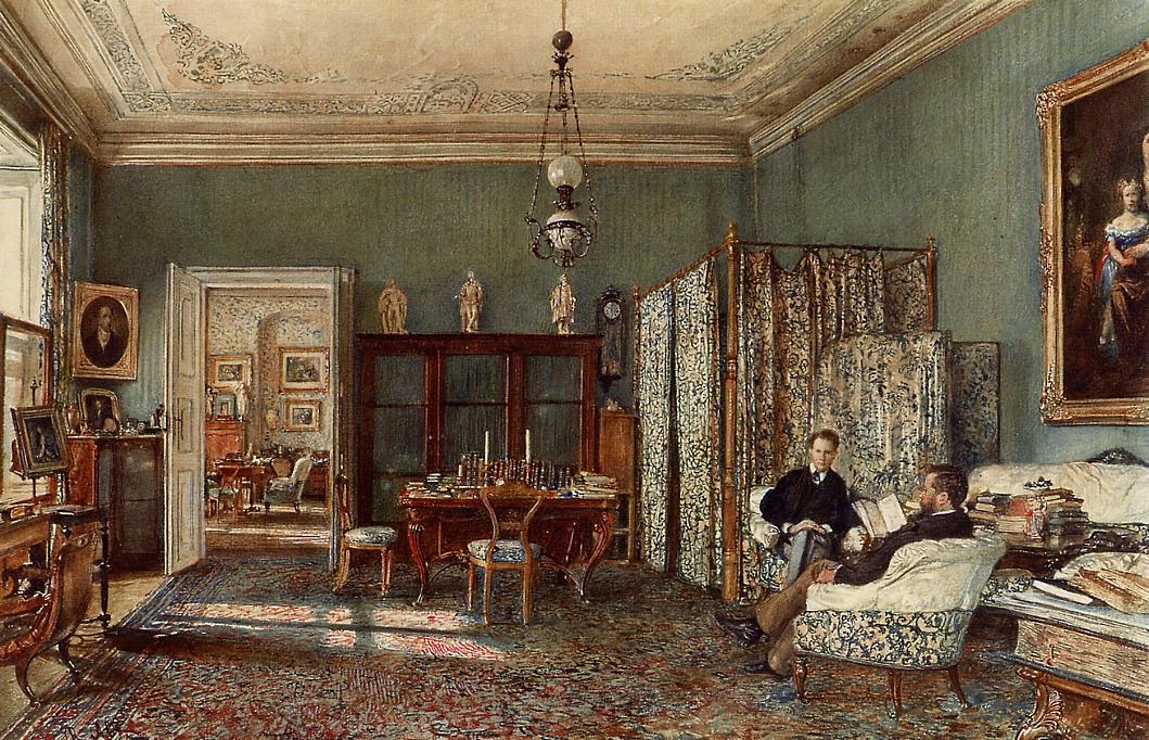 Manana Habitacion De Palais Lanckoronski Vienna Alt — Rudolf Von Alt