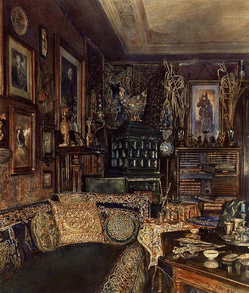 Office De Count Lanckoronski Vienna Alt — Rudolf Von Alt