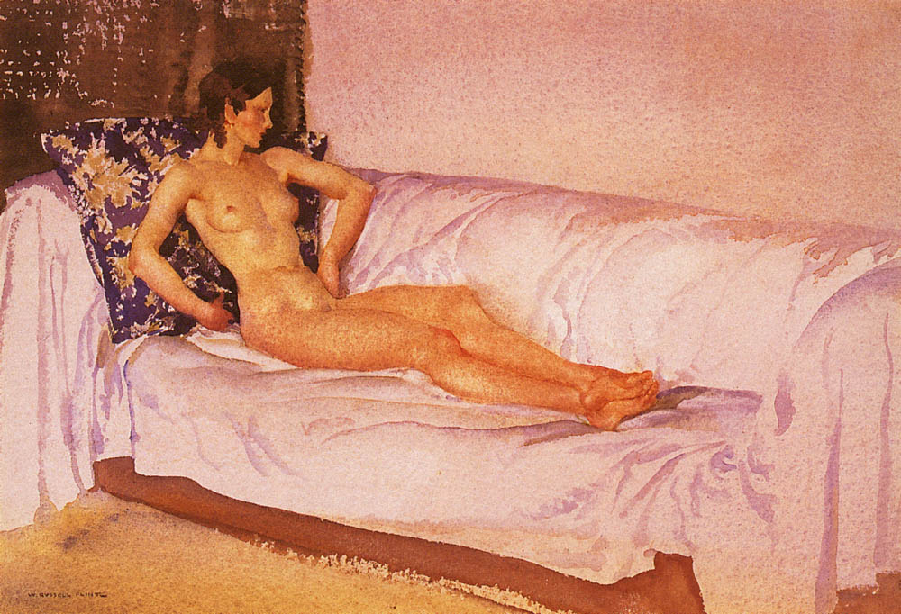 Brocade Cushion Flint — Russell Flint