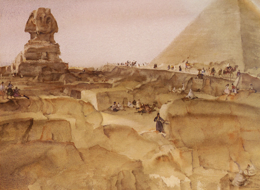 Souvenir De Egipto Flint — Russell Flint