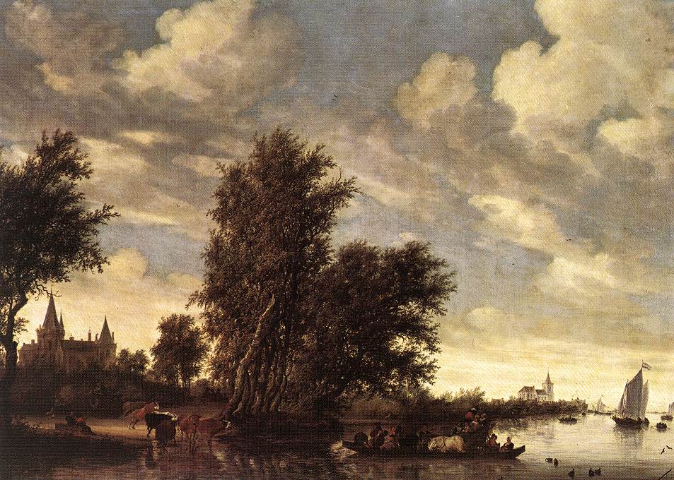 Ferry Barca 1 Ruysdael — Salomon Van Ruysdael