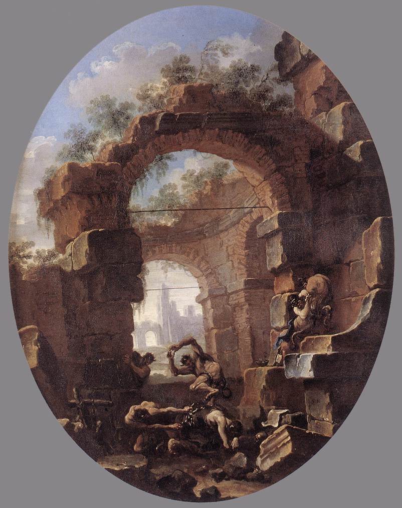 Los soldados jugando a los dados, Salvator Rosa