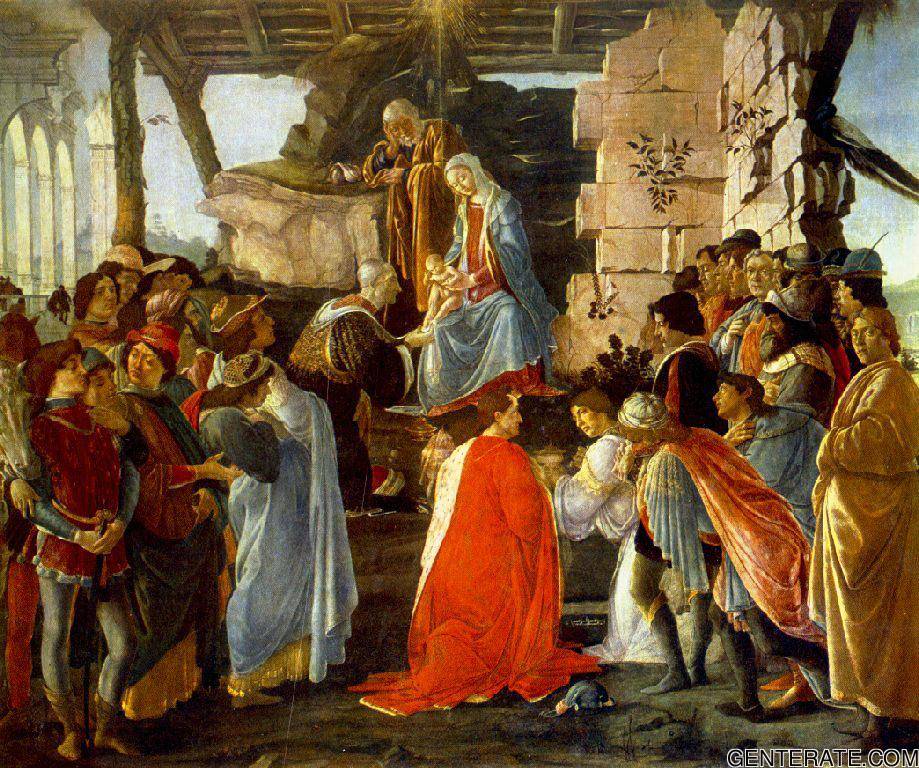 Adoracion De Magi 2 Botticelli — Sandro Botticelli — Renacimiento
