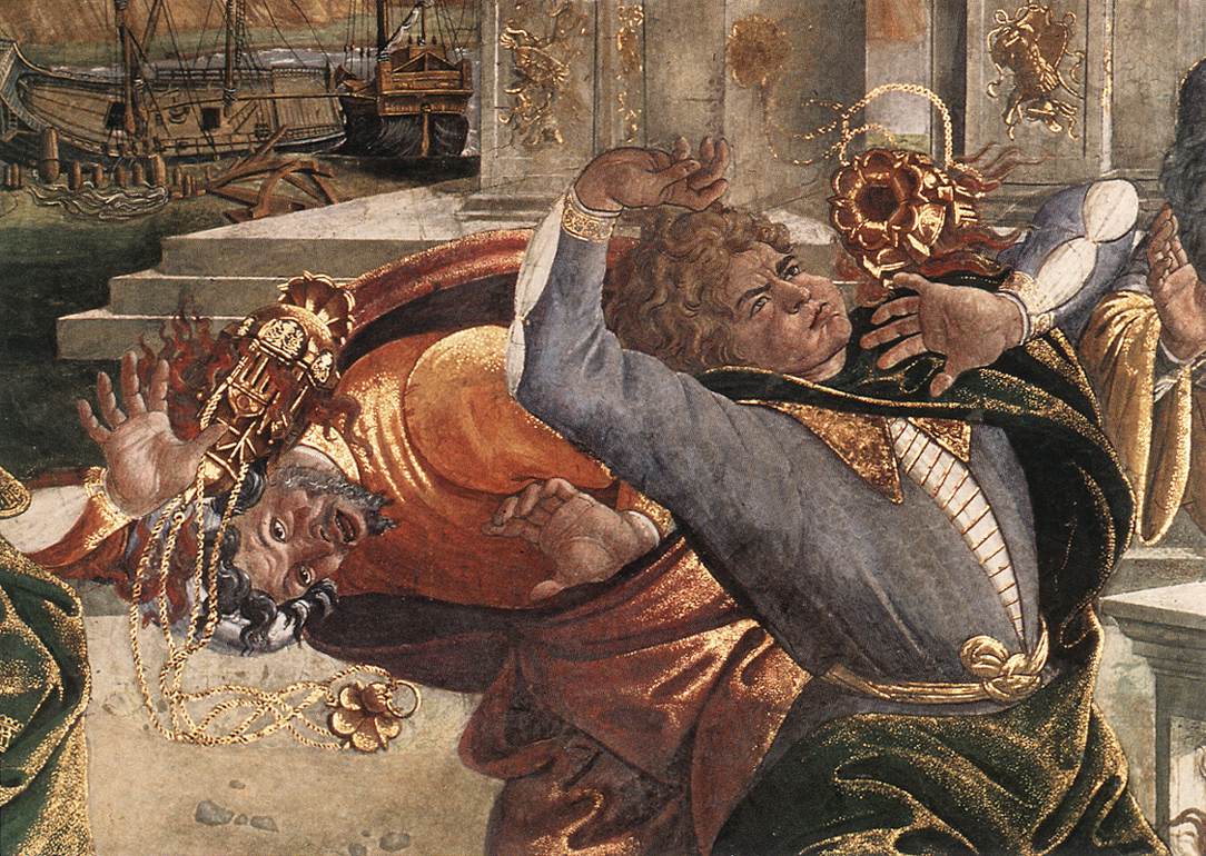 Botticelli Punishment De Korah Detalle 3 — Sandro Botticelli — Renacimiento