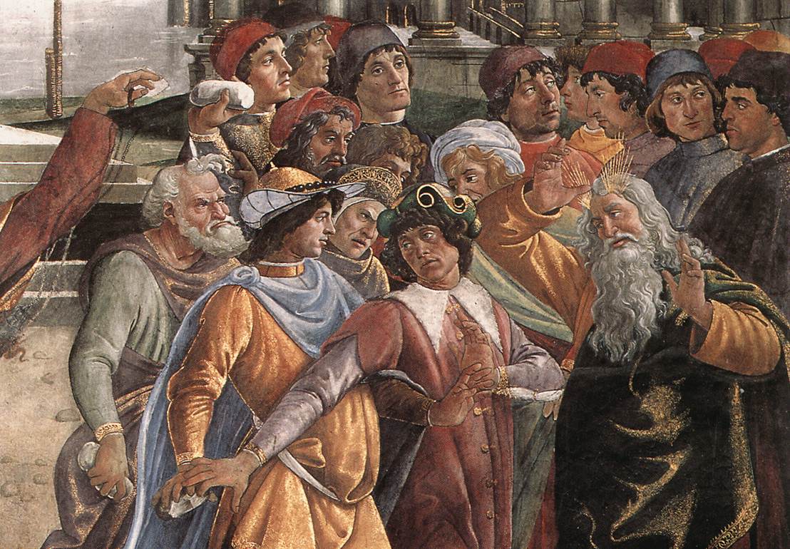 Botticelli Punishment De Korah Detalle 5 — Sandro Botticelli — Renacimiento