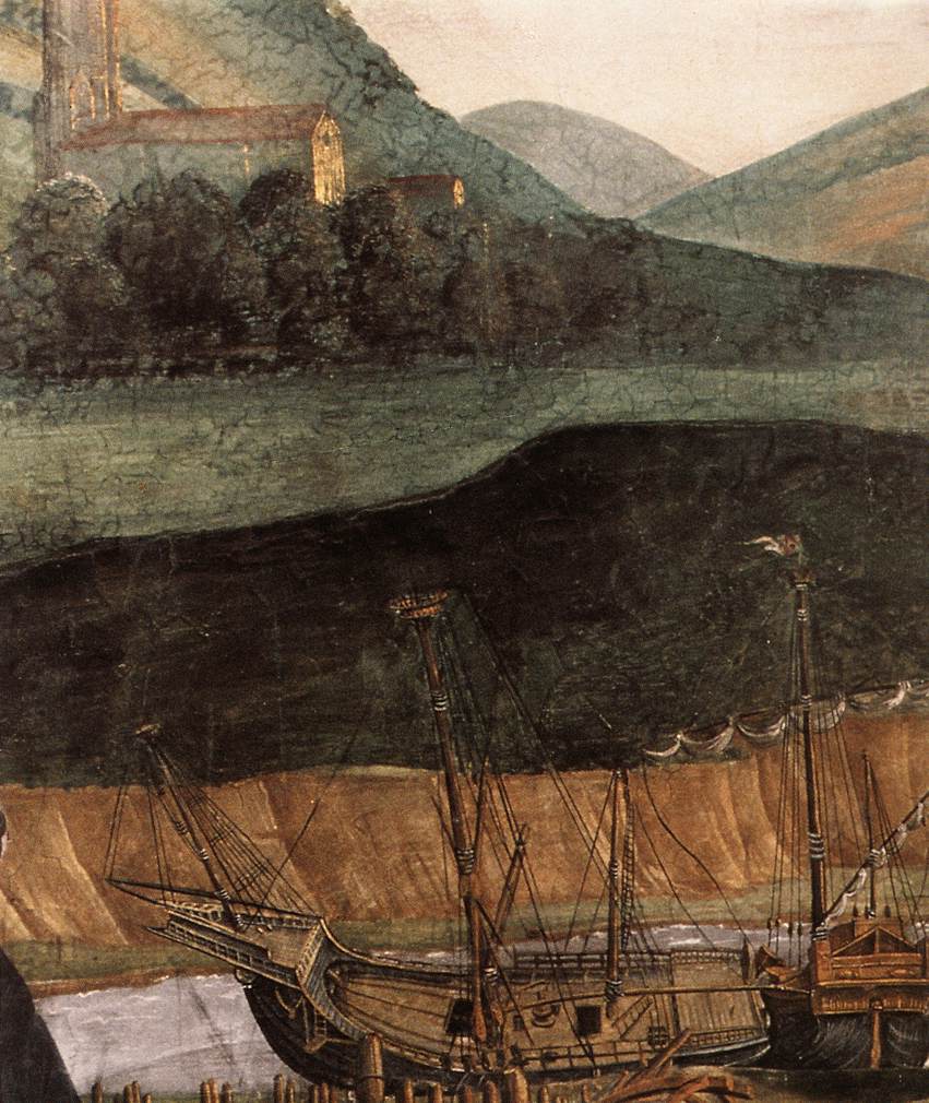 Botticelli Punishment De Korah Detalle 6 — Sandro Botticelli — Renacimiento