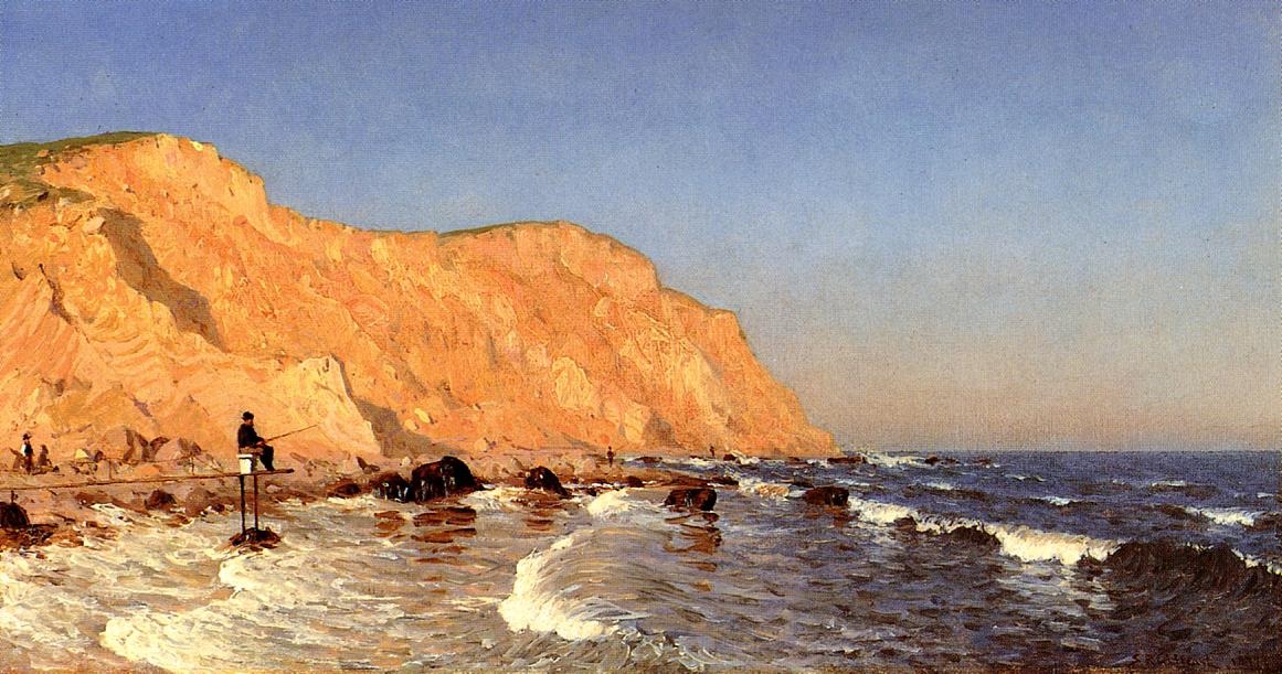 Bass Pescando No Hombres Land Gifford — Sanford Robinson Gifford
