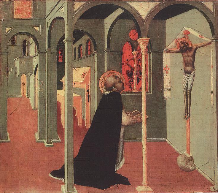 San Thomas Antes De Cross Sassetta — Sassetta