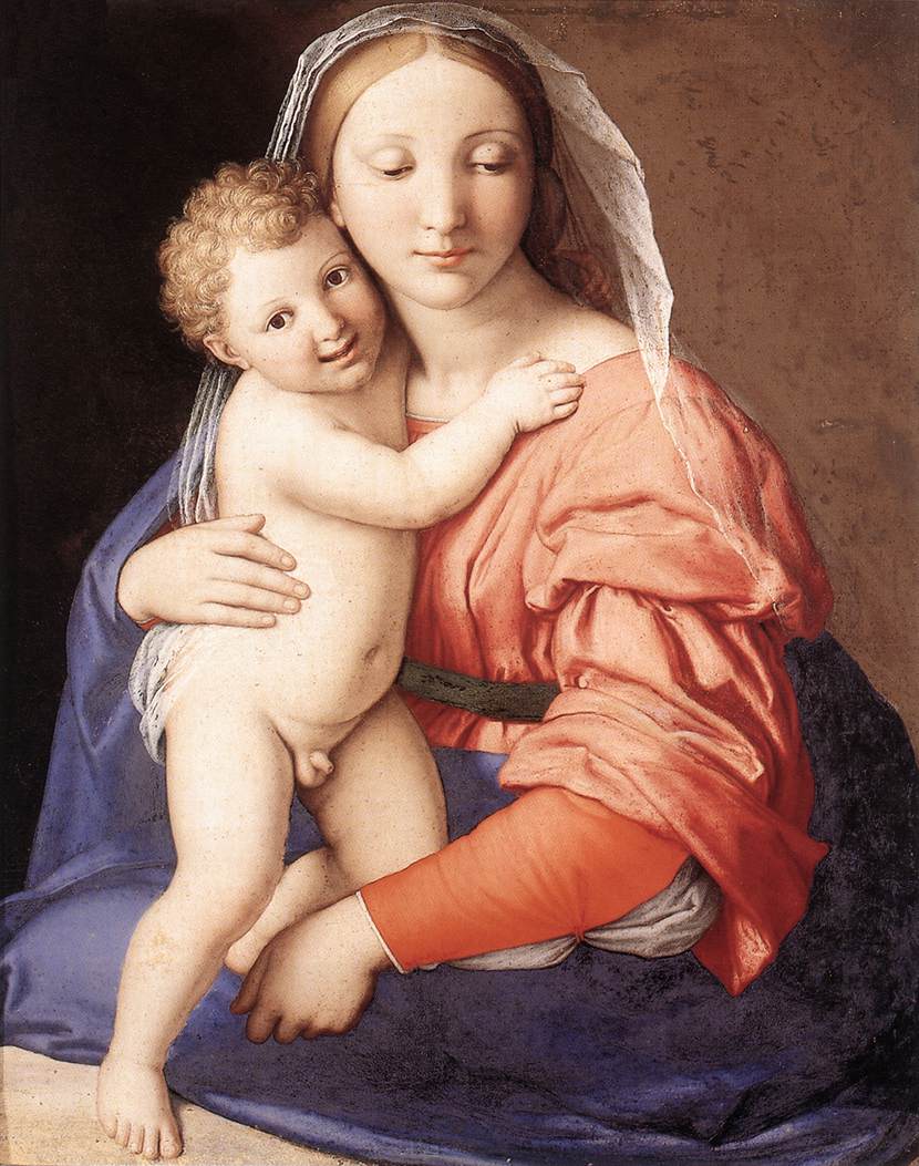 Madonna Y Nino Sassoferrato — Sassoferrato