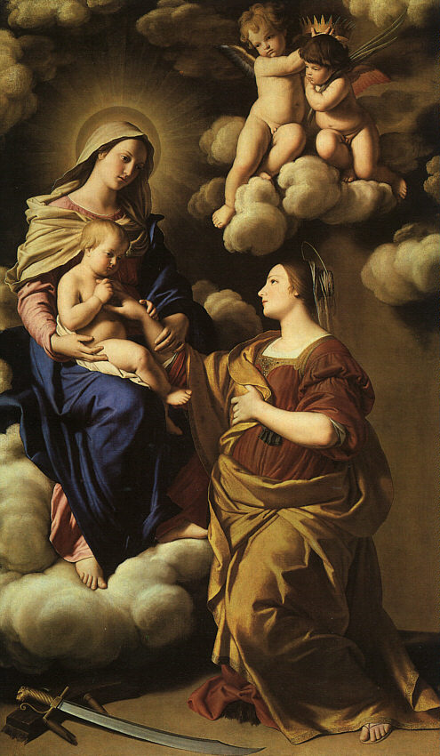 Mystic Marriage De San Catherine Sassoferrato — Sassoferrato