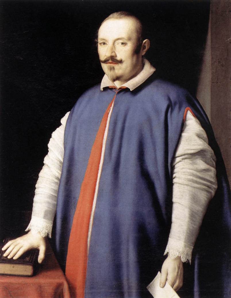 Retrato De Monsignor Ottaviano Prati Sassoferrato — Sassoferrato