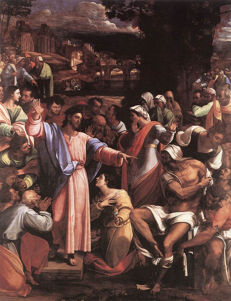 Resucitando De Lazarus Piombo — Sebastiano Del Piombo