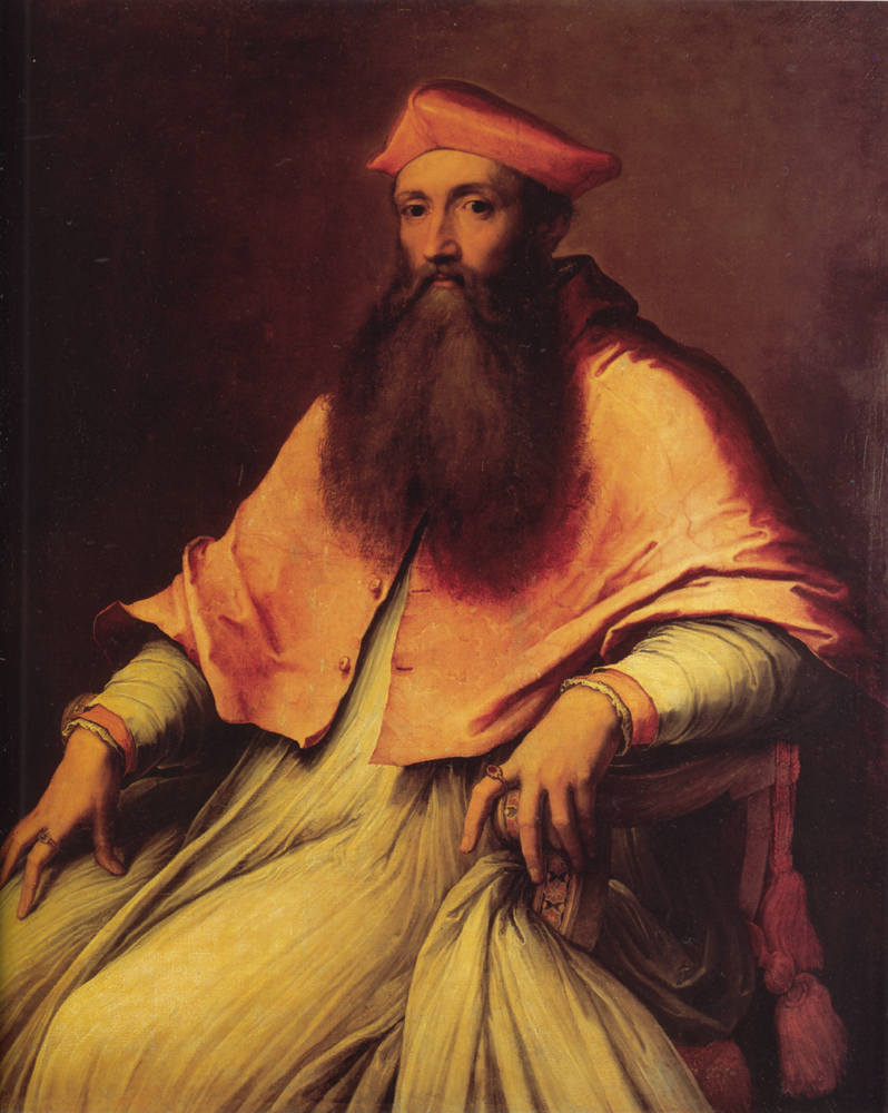 Retrato De Cardinal Reginald Pole Piombo — Sebastiano Del Piombo