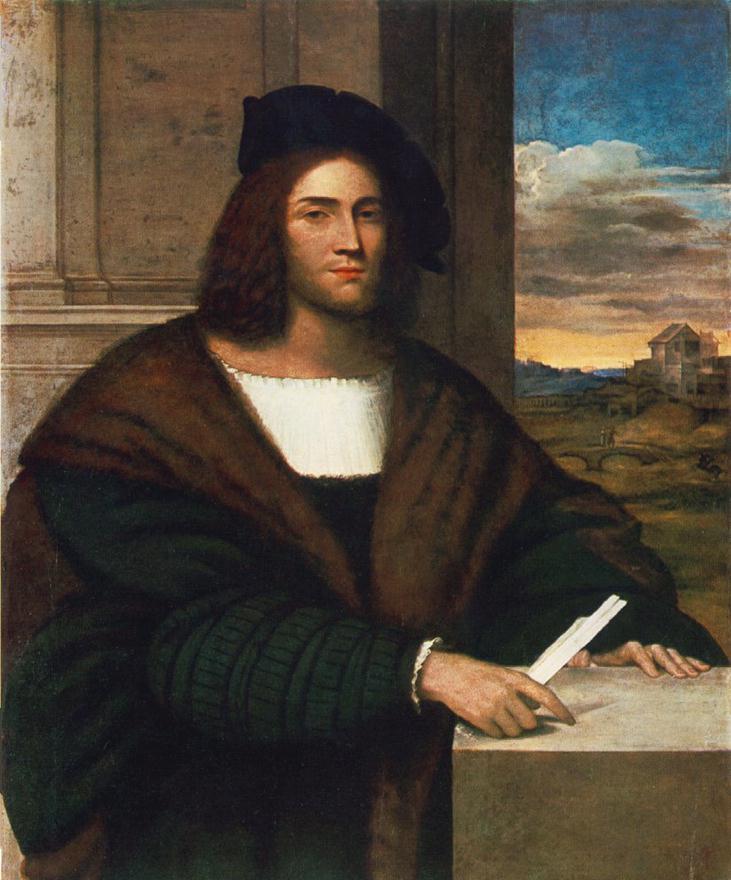 Retrato De Hombre Piombo — Sebastiano Del Piombo