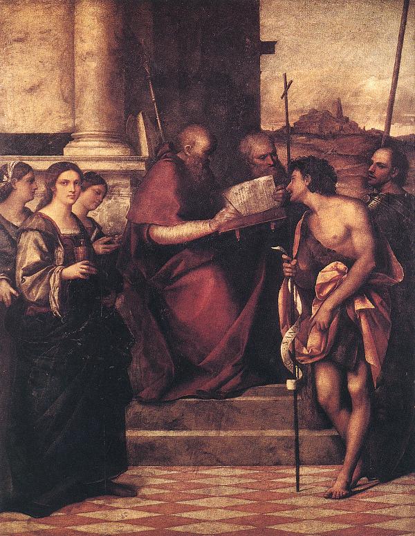 San Giovanni Crisostomo Y Saints Piombo — Sebastiano Del Piombo