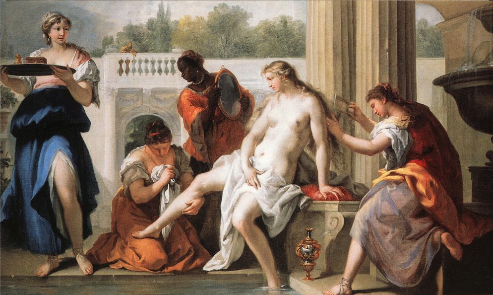 Bathsheba En Bath Ricci — Sebastiano Ricci