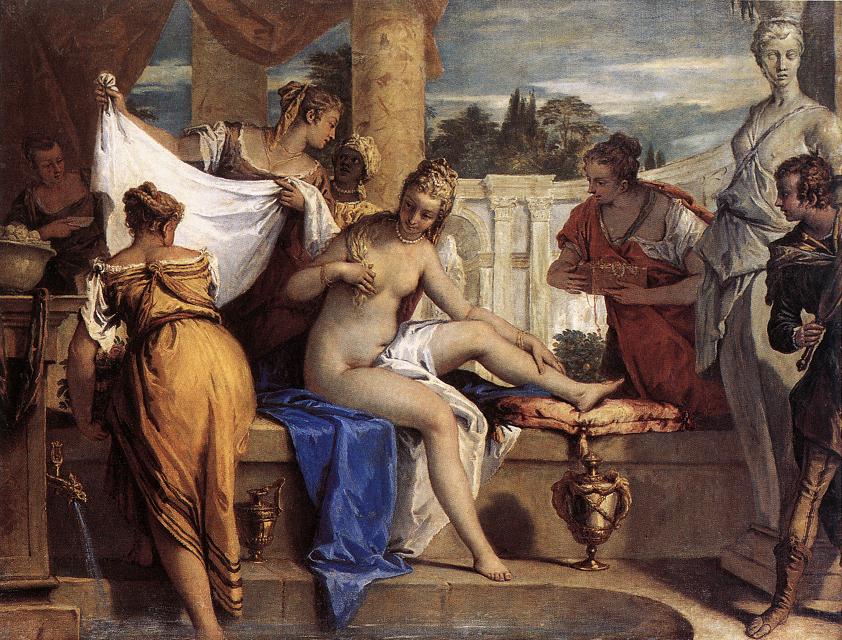 Bathsheba En Her Bath Ricci — Sebastiano Ricci