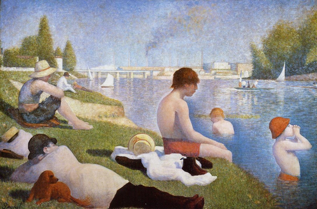 Banandose En Asnieres Seurat — Seurat