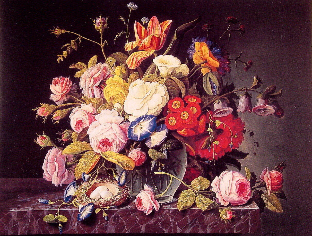 Bodegon Con Flores Roesen — Severin Roesen