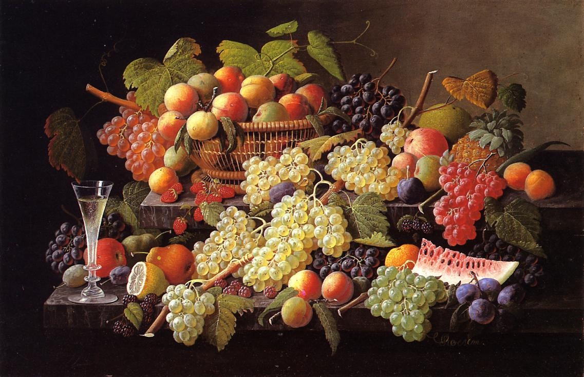 Bodegon Con Fruta 3 Roesen — Severin Roesen