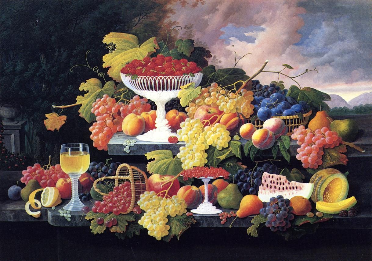 Bodegon Con Fruta 4 Roesen — Severin Roesen