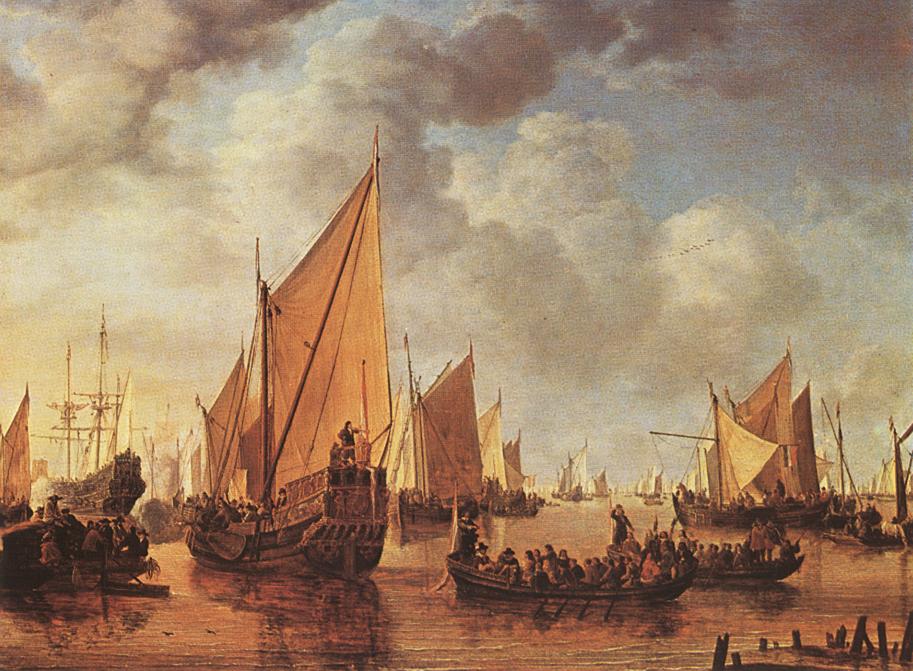 Visit De Frederick Hendriks Ii Hacia Dordrecht En 1646 1 Vlieger — Simon De Vlieger