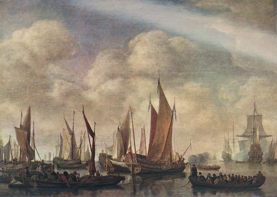 Visit De Frederick Hendriks Ii Hacia Dordrecht En 1646 2 Vlieger — Simon De Vlieger