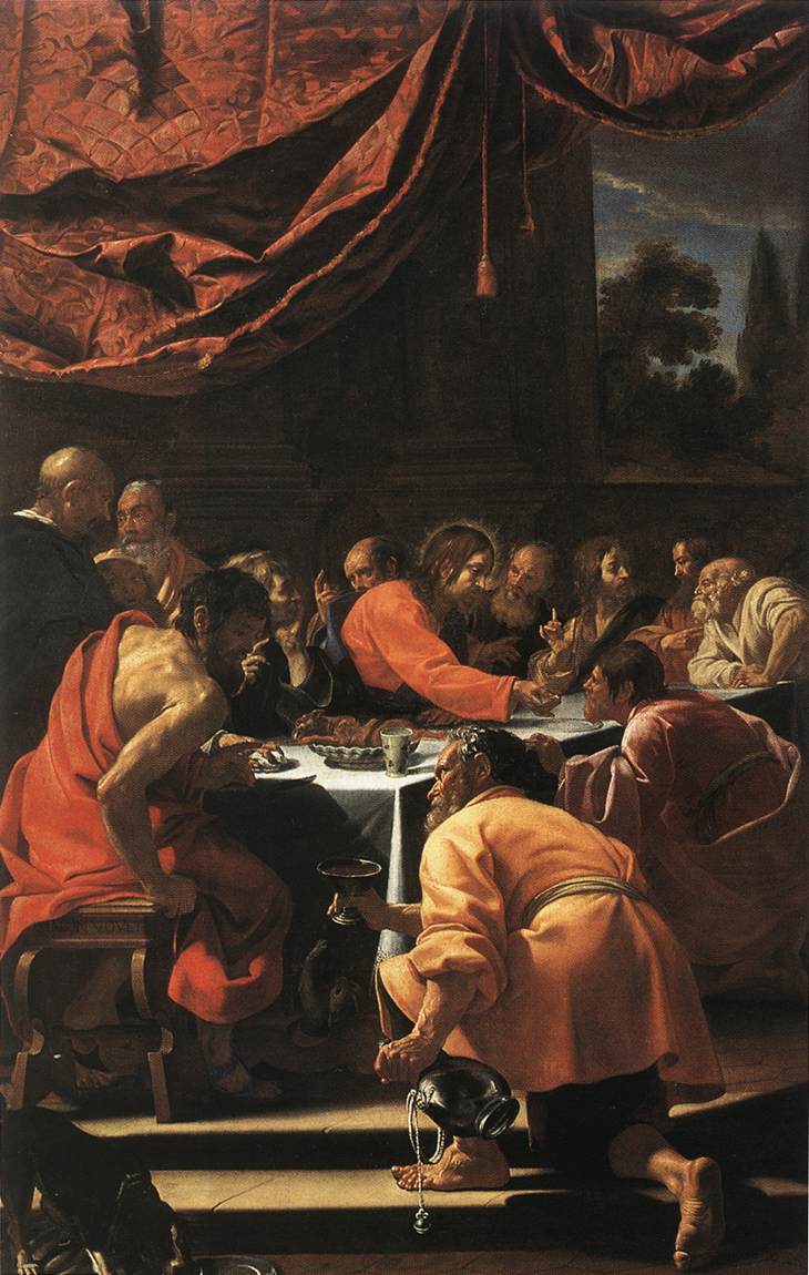 La Última Cena — Simon Vouet