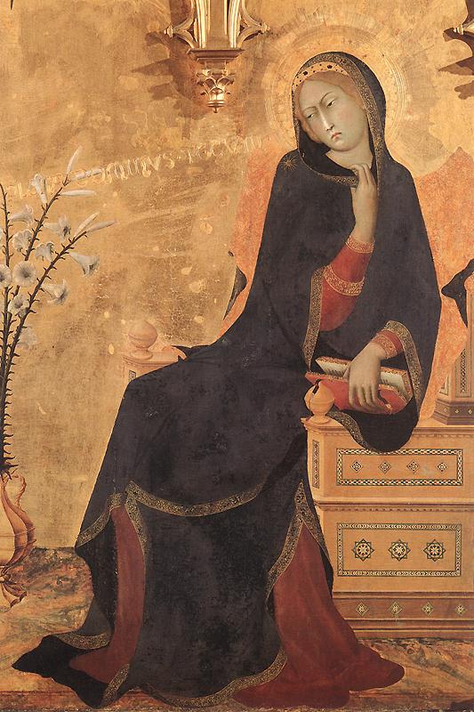 Anunciacion Y Two Saints Detalle 1 Martini — Simone Martini