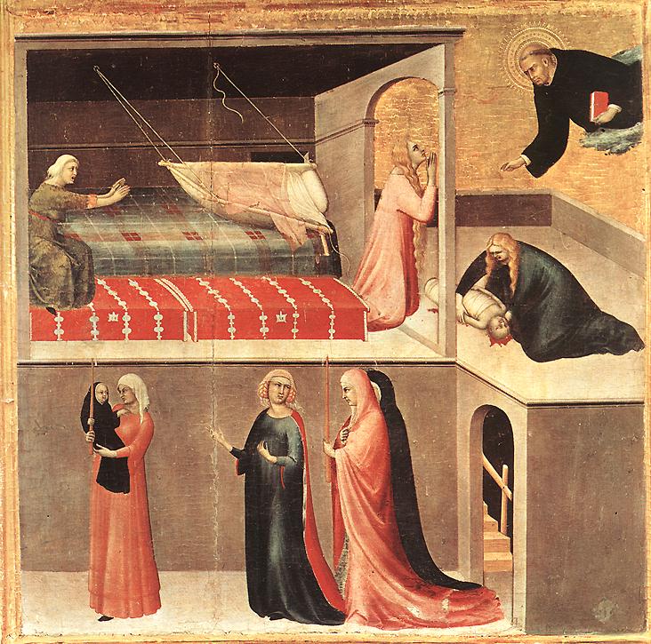 Blessed Agostino Novello Altarpiece Detalle 4 Martini — Simone Martini