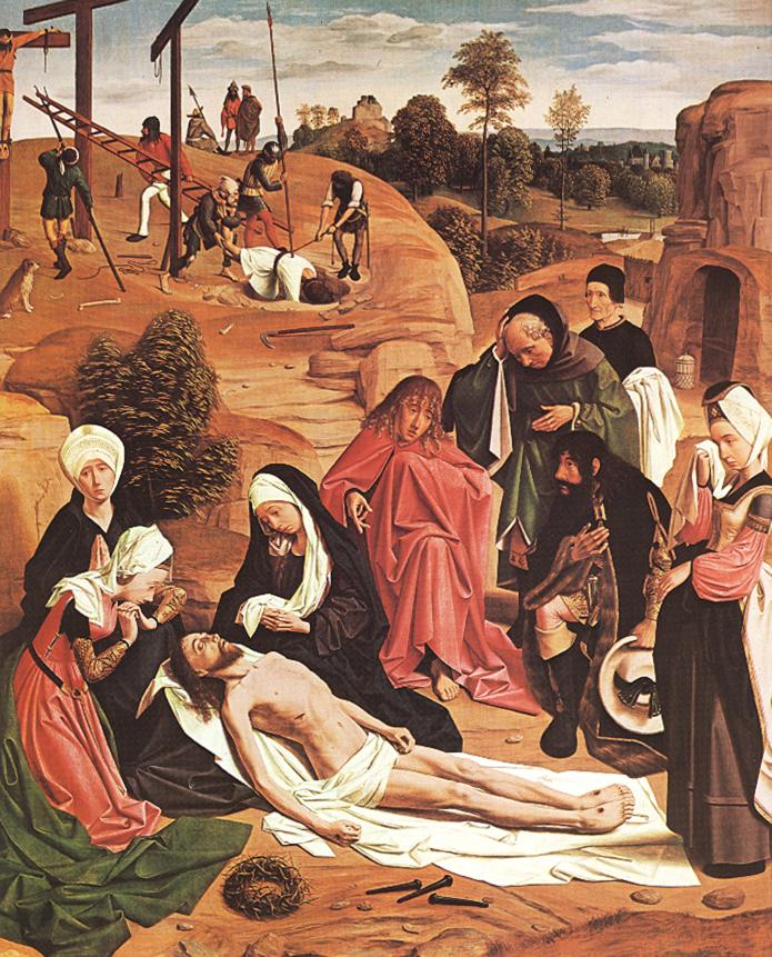 Lamentacion Sobre Dead Cristo Geertgen — Sint Jans Geertgen