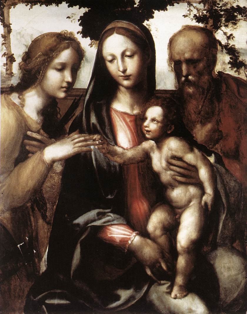 Mystic Marriage De San Catherine Sodoma — Sodoma