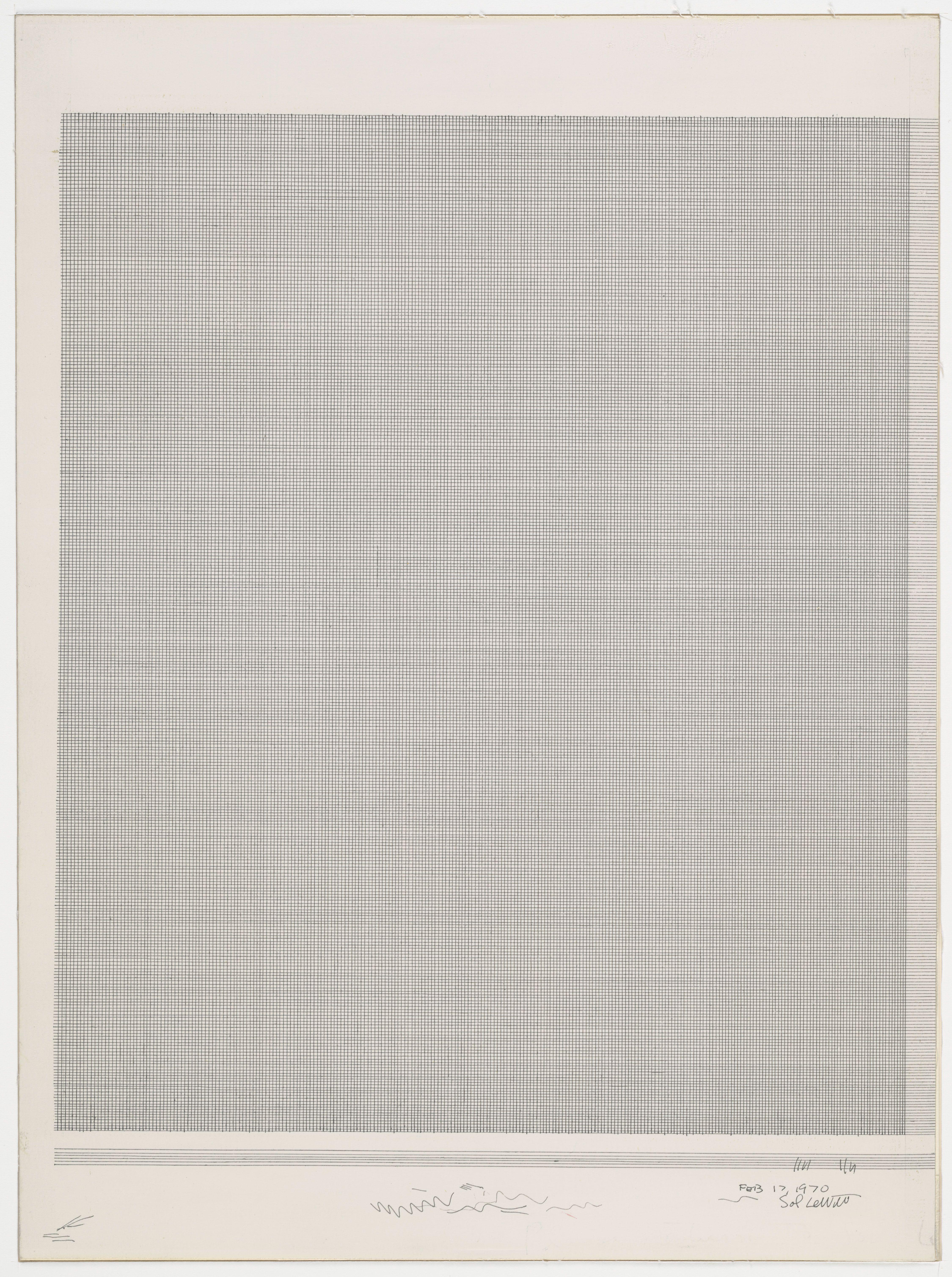 Vertical Y Horizontal Lines Lewitt — Sol Lewitt