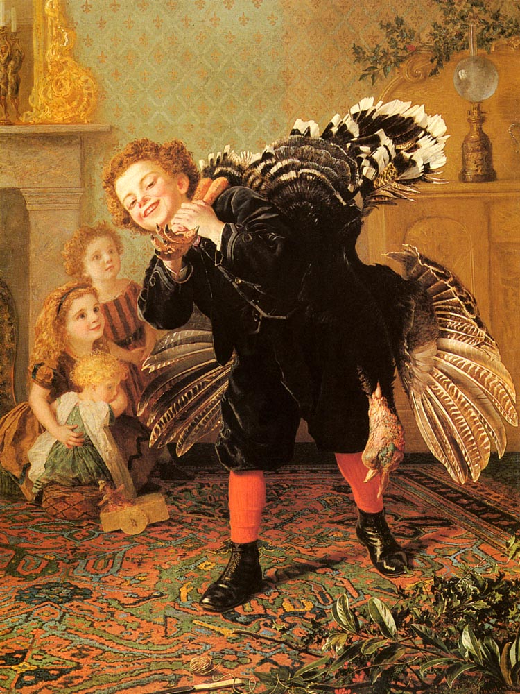 Christmas Time Heres Gobbler Anderson — Sophie Anderson