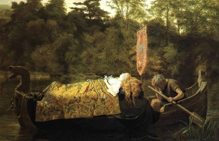Elaine Lily Maid De Astolat Anderson — Sophie Anderson