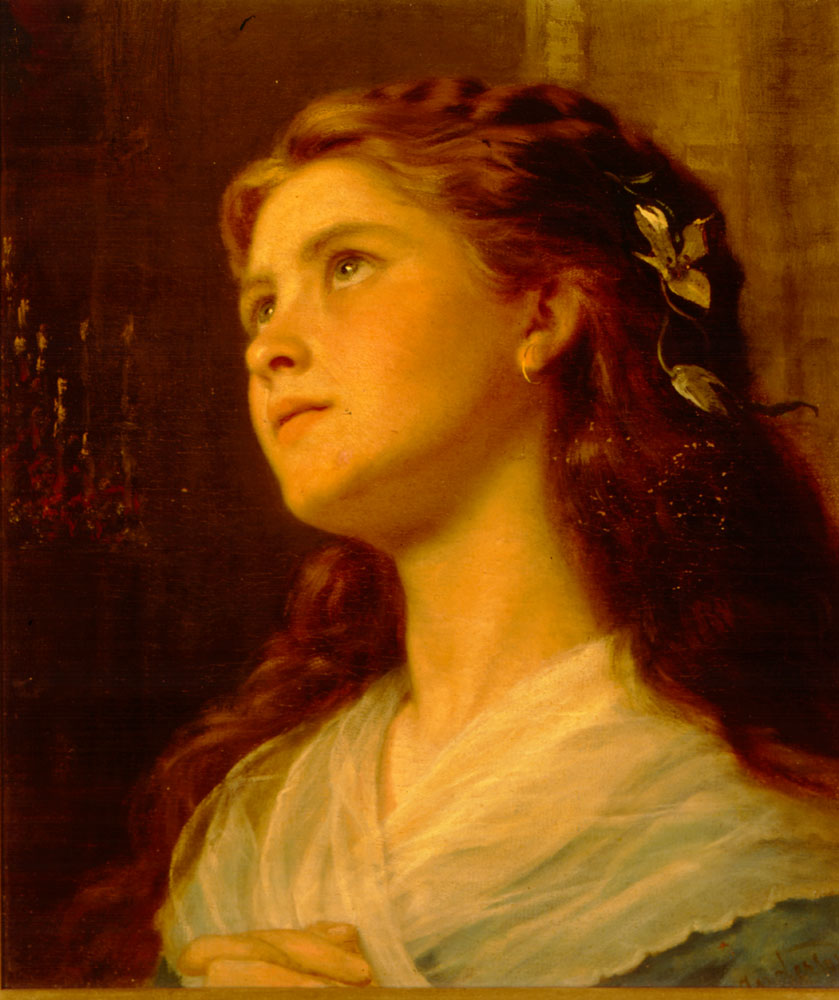 Retrato De Joven Chica Anderson — Sophie Anderson