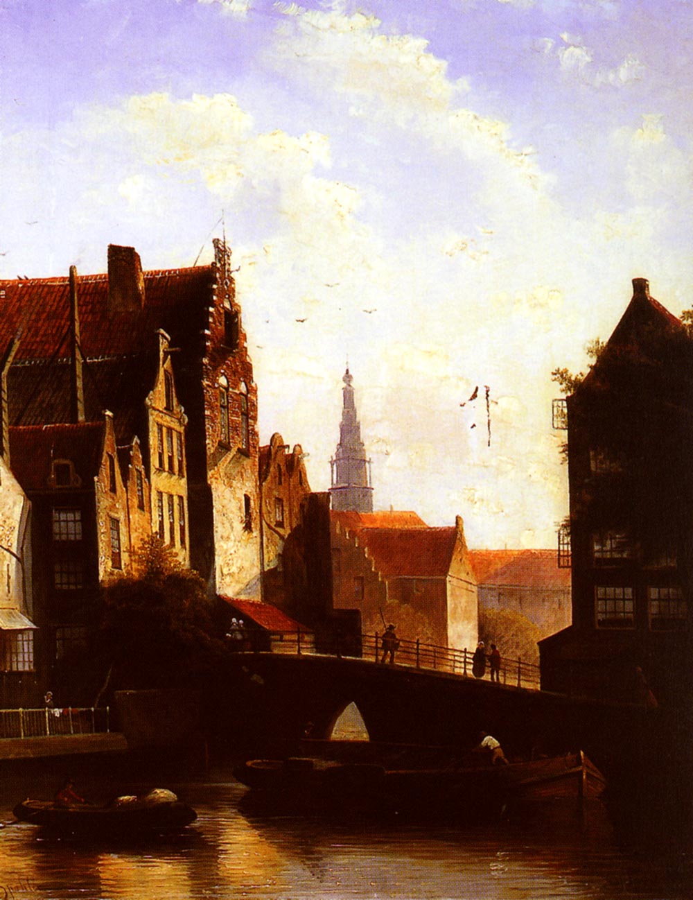 Figures Sobre Puente En Dutch Town Spohler — Spohler