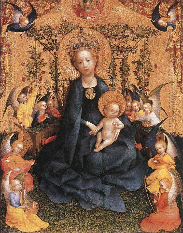 Madonna De Rosa Bush Lochner — Stephan Lochner