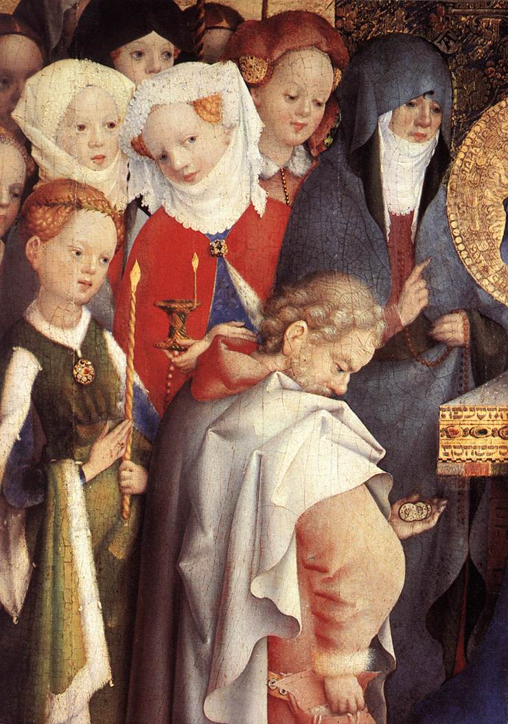 Presentacion De Cristo En Templo Detalle 1 Lochner — Stephan Lochner