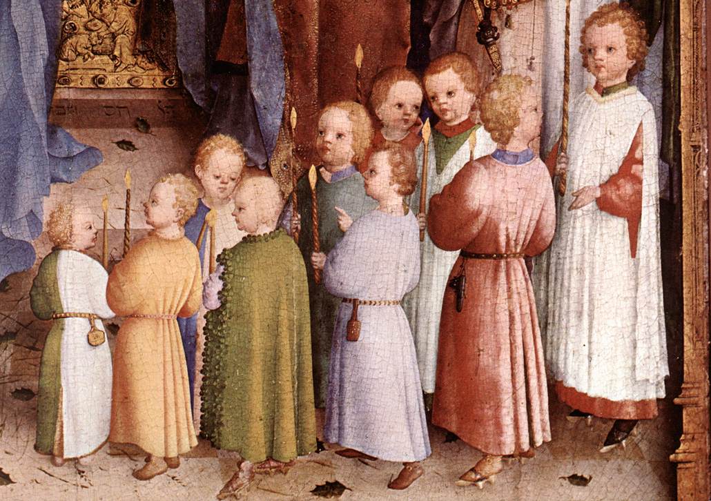 Presentacion De Cristo En Templo Detalle 2 Lochner — Stephan Lochner