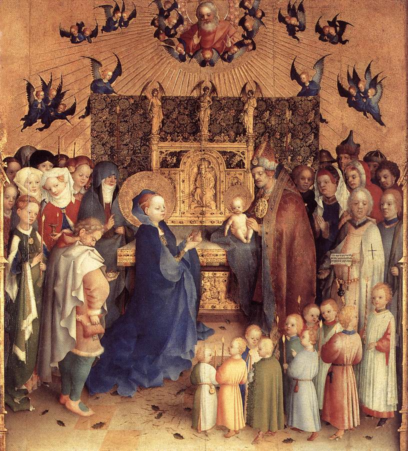 Presentacion De Cristo En Templo Lochner — Stephan Lochner