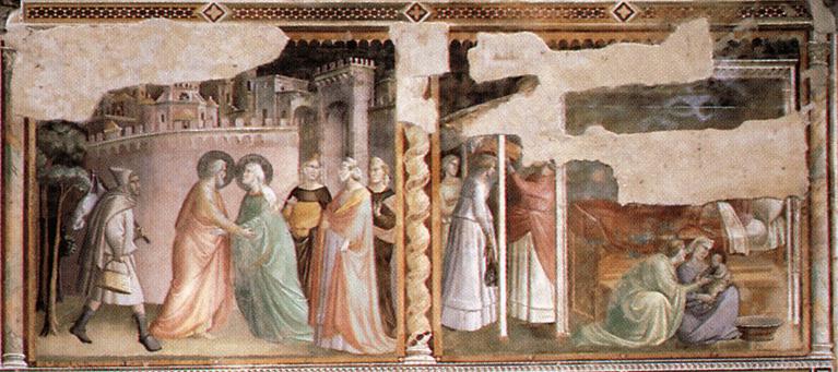 Life De Virgen Detalle 2 Gaddi — Taddeo Gaddi
