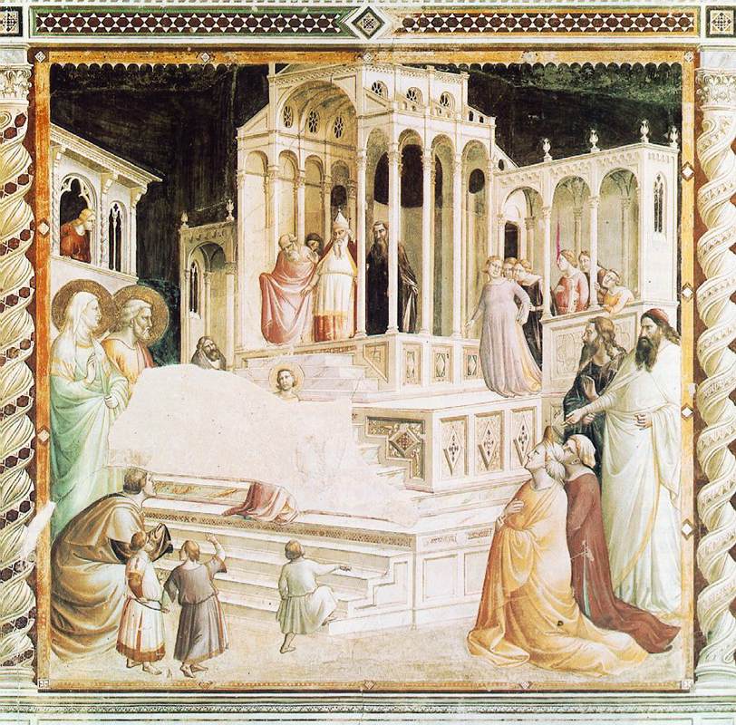 Presentacion De Mary En Templo Gaddi — Taddeo Gaddi
