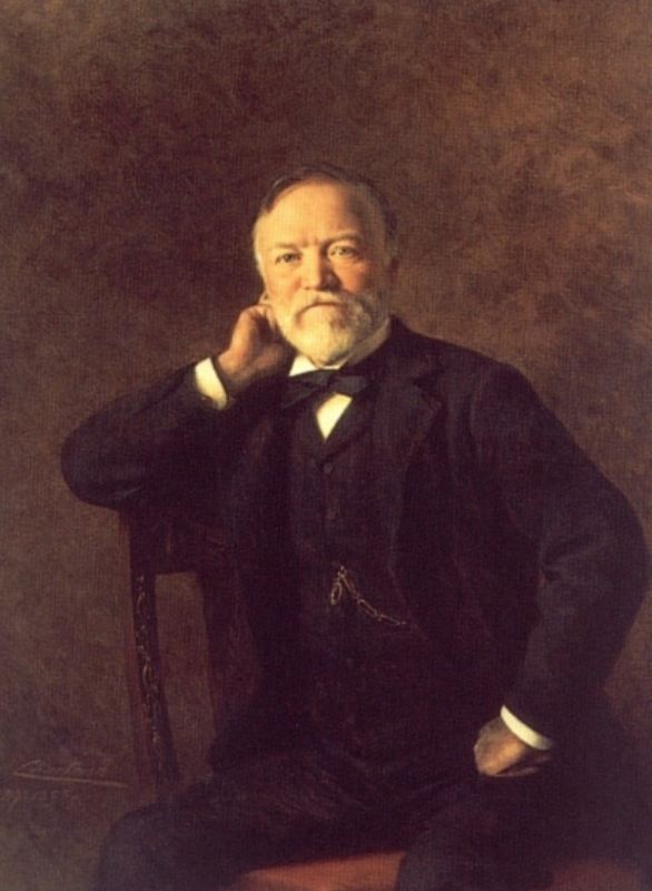 Retrato De Andrew Carnegie Chartran — Theobald Chartran