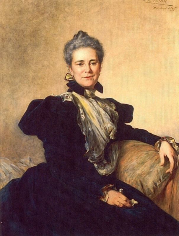 Retrato De Mrs Charles Lockhart Chartran — Theobald Chartran