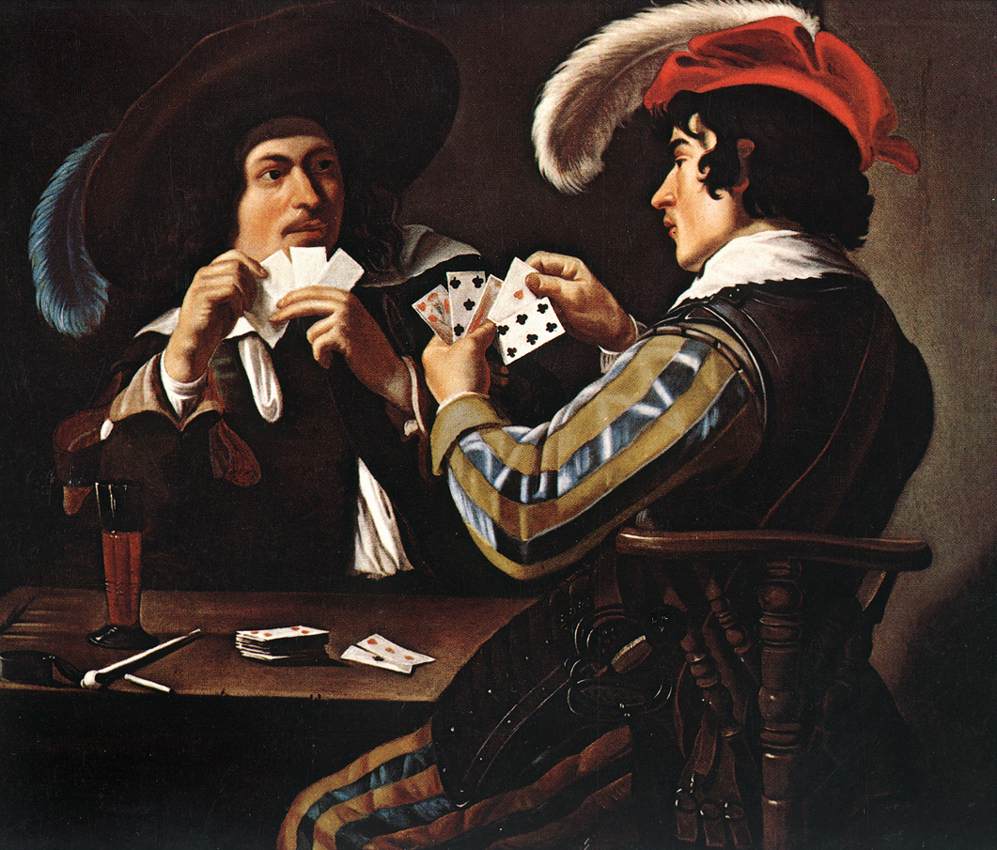 Card Players 2 Rombouts — Theodor Rombouts