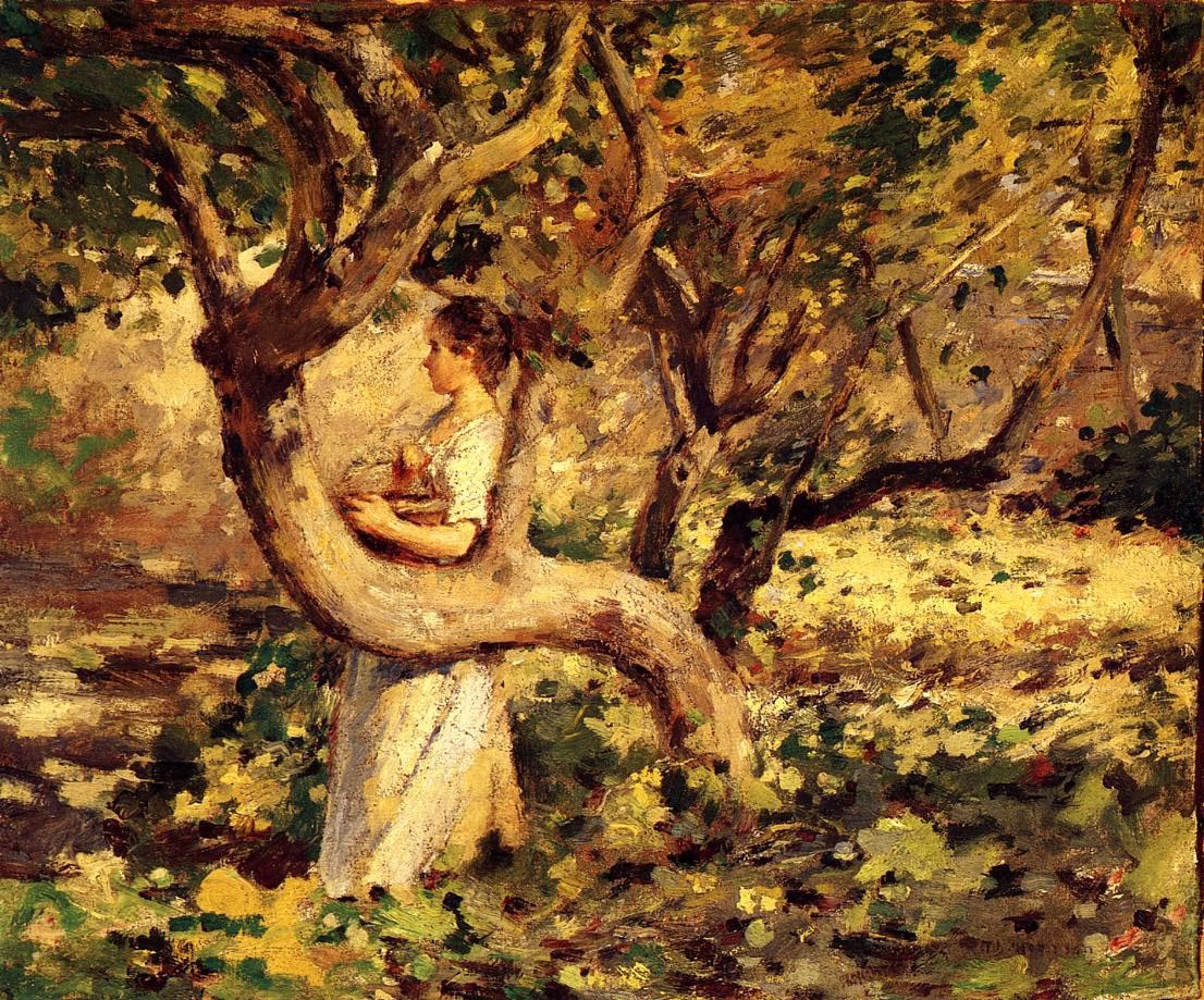 En Jardin Robinson — Theodore Robinson